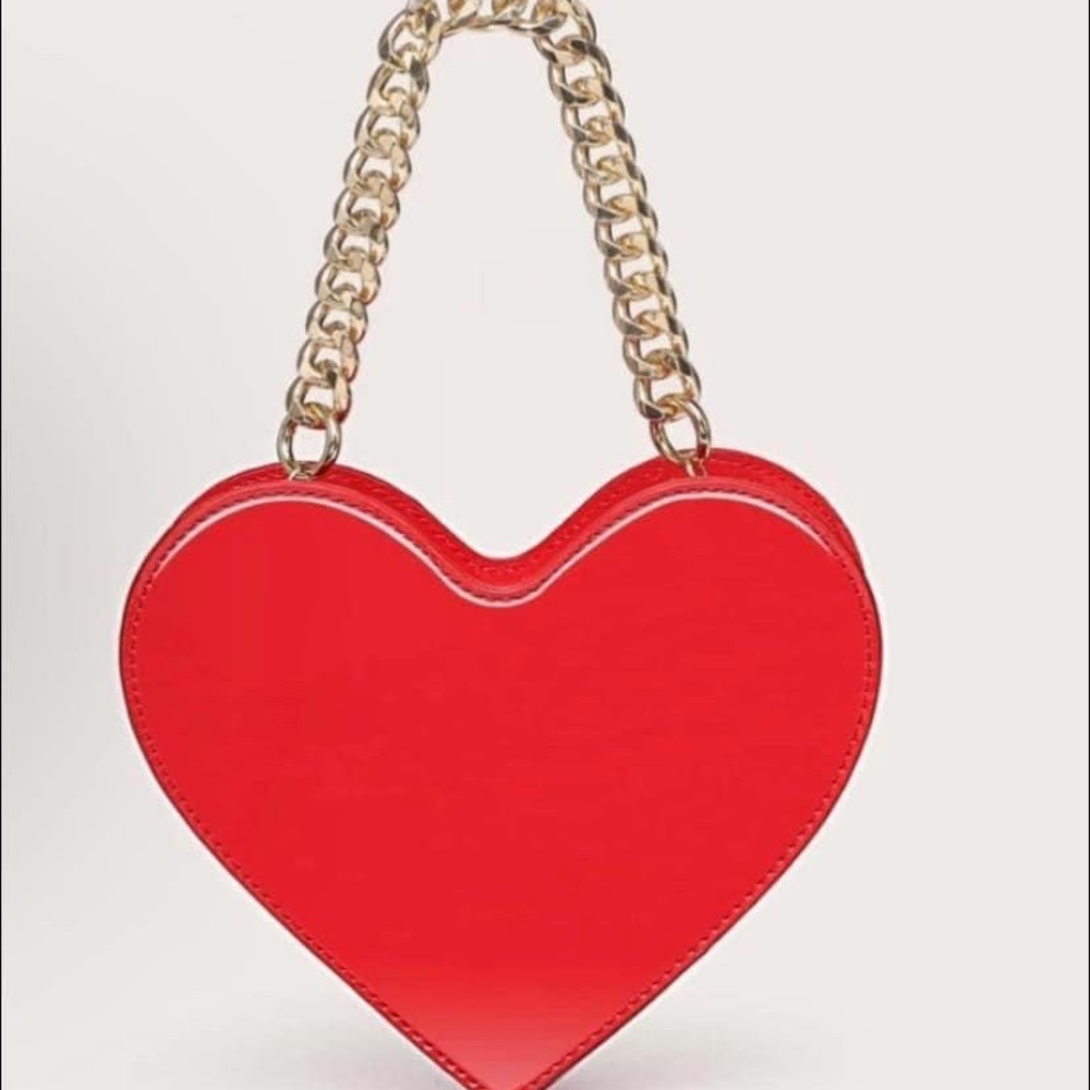 Red Heart Purse, (White, Pink & Dark Pink as well)